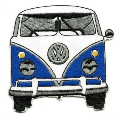 Patch VW Combi Bleu Écusson Thermocollant Bully Type 2
