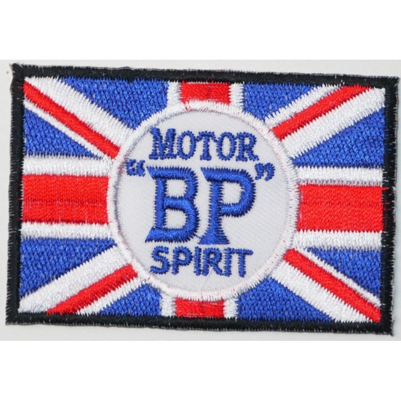 patch BP motor spirit drapeau anglais écusson thermocollant
