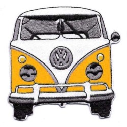Patch VW Combi Jaune Écusson Thermocollant Bully Type 2
