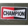 patch bougie champion spark plugs rectangulaire écusson déco veste garage
