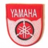 Patch Yamaha Blason Rouge Blanc 6.3cm Écusson Veste Blouson Rock Roll

