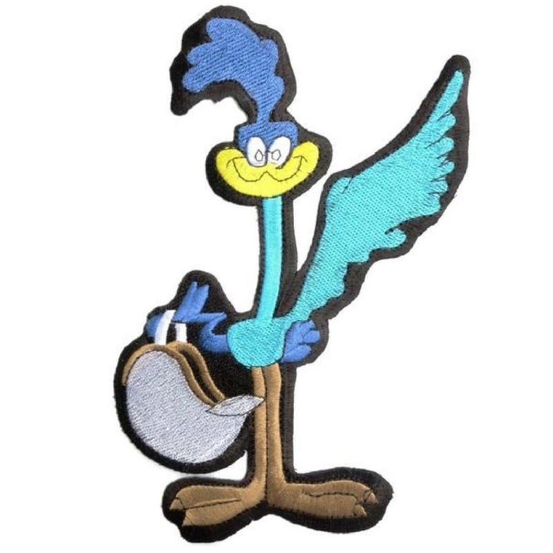 Patch Bip Bip 8x5.5cm Dos Veste Blouson Road Runner Mopar
