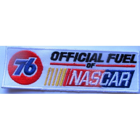 Patch 76 Öl Fuel NASCAR Rechteckiger Weißer Aufnäher Jacke Blouson

