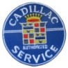 Patch Cadillac Service Bleu 7.5cm Écusson Veste Blouson
