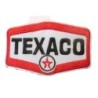 Patch Huile Texaco en Forme de Blason 9x6 cm Écusson Thermocollant Garage Veste Chemise
