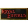 Royal Enfield Logo Patch Schwarz Rot 11x4,5 cm Aufbügler Rock

