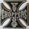 Patch Haute Qualité WCC Noir 11cm West Coast Choppers - Écusson Thermocollant
