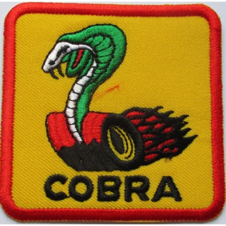 Patch Cobra Serpent Qui Burn, Écusson Thermocollant 6,5 cm
