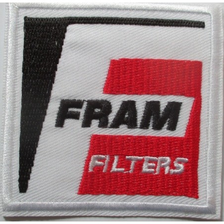 Patch cadre filtre carré 7 x 7 cm écusson thermocollant garage
