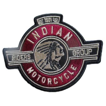 Patch Indien à Oreilles Riders Group 10x8cm Écusson Thermocollant Garage
