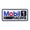 Patch Mobil 1 Racing 9x4cm Aufnäher Thermokleber Öl Garage
