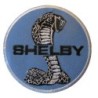 Patch Shelby Blau Rund 7,5cm US Auto Aufnäher zum Aufbügeln