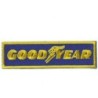 Patch Goodyear rectangulaire bleu 11.5 x 3.5 cm écusson thermocollant pneumatique
