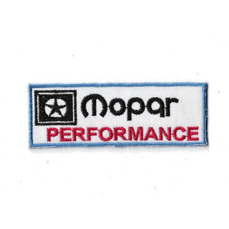 Patch Mopar Performance 7.5x2.5 cm Écusson Thermocollant Garage US
