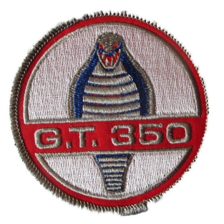 Patch GT350 Cobra 7cm Écusson Thermocollant Voiture Américaine
