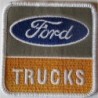 Patch Ford Truck Carré 7x7 cm Écusson Thermocollant Voiture Pick-Up Américaine
