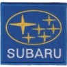 Subaru Aufnäher blau gelb weiß 7,5x7cm Bügelbild
