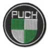 Patch Moto Puch Noir Vert Blanc 7.5cm Écusson Thermocollant

