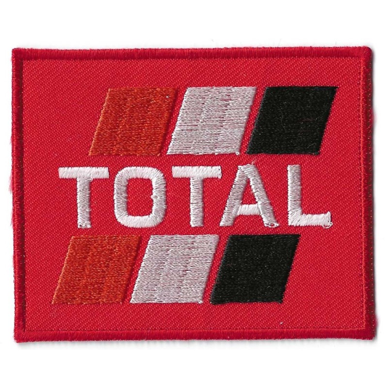 Patch Total Logo Rot Öle 9x7cm Aufbügler
