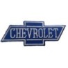Patch Logo Chevrolet Blau und Weiß 9,5x3,5cm Aufbügler
