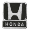Autoaufnäher Honda Schwarz Weiß 7.5x7cm Aufbügler

