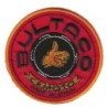 Patch moto Bultaco forme ronde 7.5 cm écusson thermocollant
