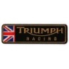 patch moto triumph racing 10.5x3 cm logo thermocollant écusson

