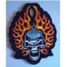 patch crane casque a pointe flamming ecusson tete de mort
