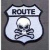Aufnäher Wappen Route Totenkopf Bügeleisen Schädel
